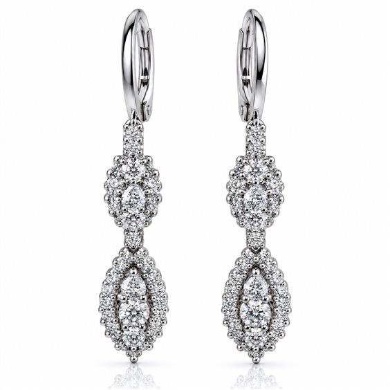 Orecchini Recarlo Donna in Oro Diamante 1.48 Ct XB 926/B - XB 926/B